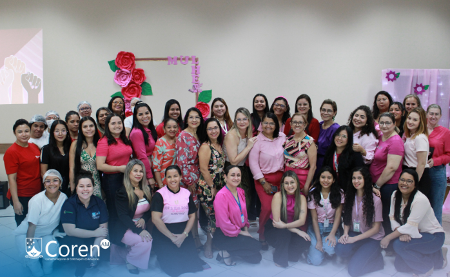 coren-am-realiza-acao-em-alusao-ao-dia-da-mulher-com-palestra-sobre-endometriose-e-servicos-de-beleza