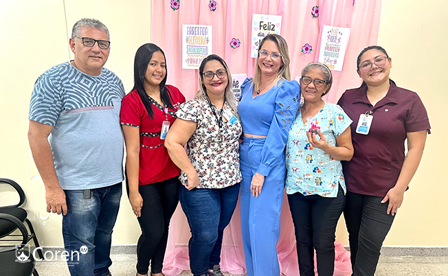 dia-das-maes-e-celebrado-com-acao-do-corenam-na-maternidade-dr-moura-tapajos