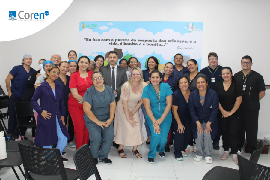 coren-am-ministra-palestra-sobre-implicacoes-juridicas-na-assistencia-de-enfermagem-para-profissionais-de-hospital-infantil-em-manaus