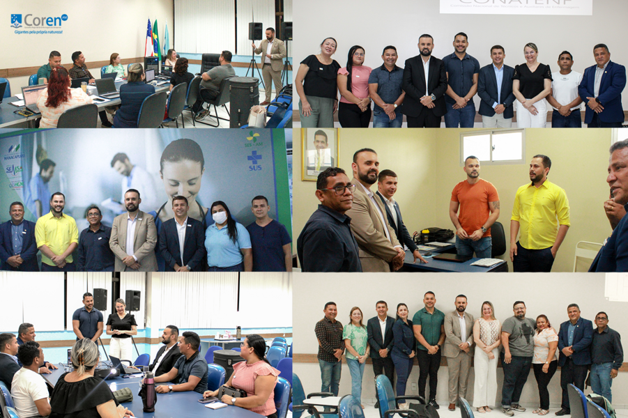 comissao-nacional-de-tecnicos-e-auxiliares-de-enfermagem-reune-com-conselheiros-do-coren-am-e-visita-unidades-de-saude