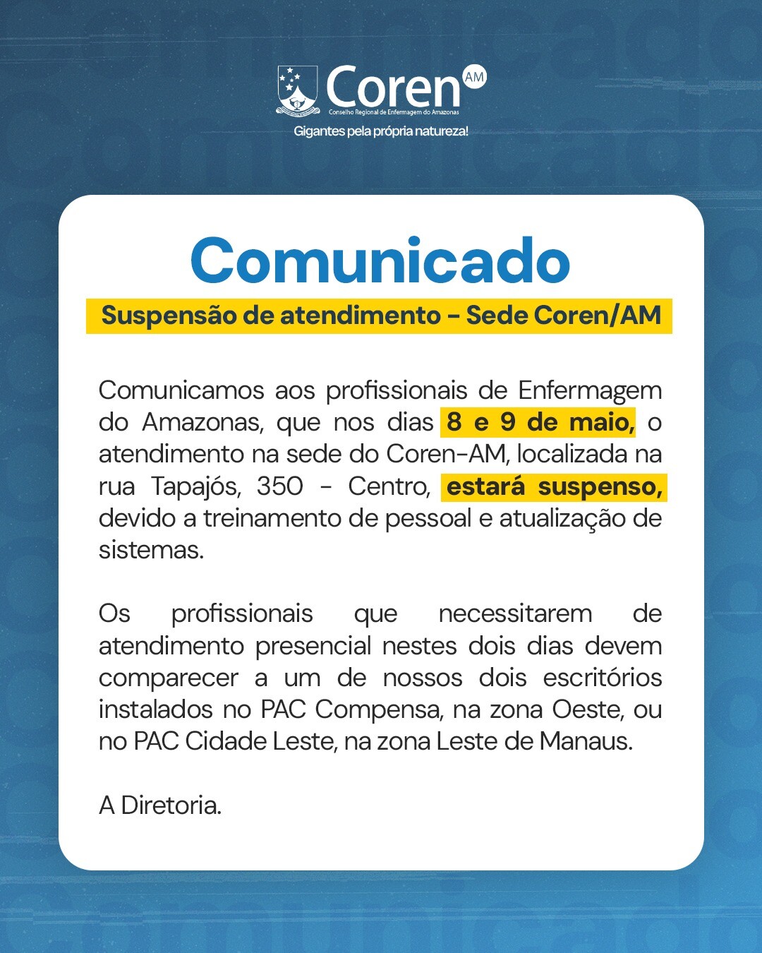 suspensao-de-atendimento-sede-corenam